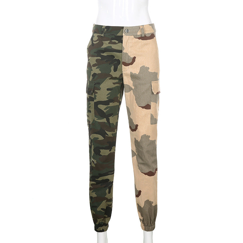 High Waist Camouflage Cargo Pants – Street Style Fit