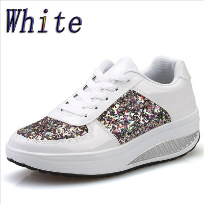 Luxe Glitter Platform Sneakers