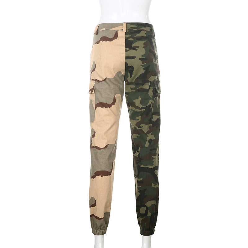 High Waist Camouflage Cargo Pants – Street Style Fit