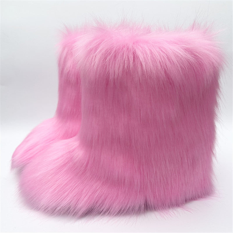 Cozy Luxe Faux Fur Winter Boots