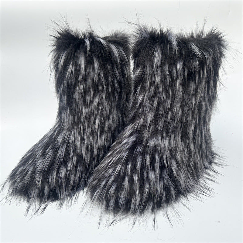 Cozy Luxe Faux Fur Winter Boots