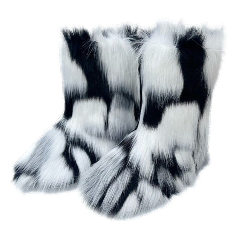 Cozy Luxe Faux Fur Winter Boots